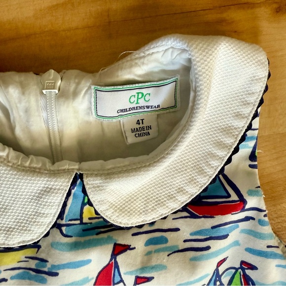 Classic Prep Sailboat Print Dress - Picture 3 of 3